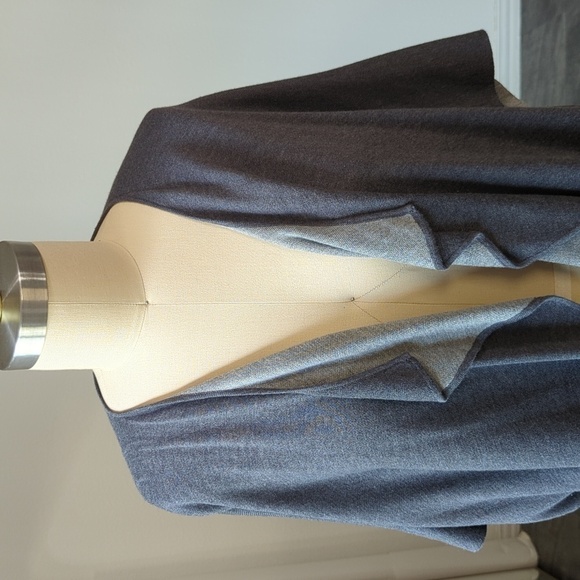 Lululemon Waterfall Open Knit Cardigan Sweater Dark Light Gray OS yoga leisure - Picture 3 of 9